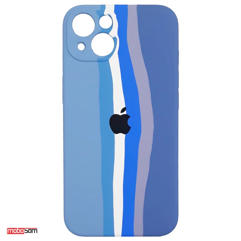 کاور سیلیکونی رنگین کمانی مناسب برای اپل iPhone 13