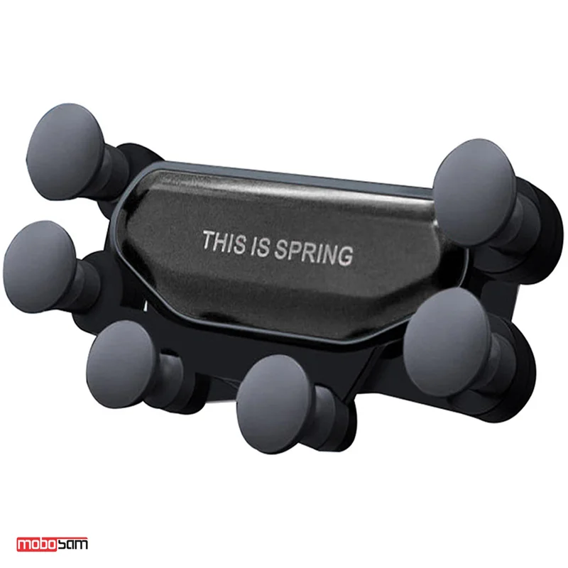 پایه نگهدارنده موبایل مدل This is SPRING مخصوص دریچه کولر خودرو