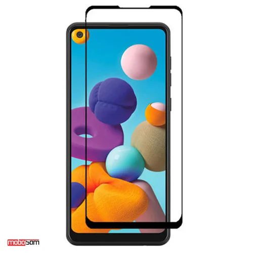 محافظ صفحه نمایش سرامیکی تمام صفحه 100D مناسب برای گوشی موبایل سامسونگ Galaxy A21/A21s